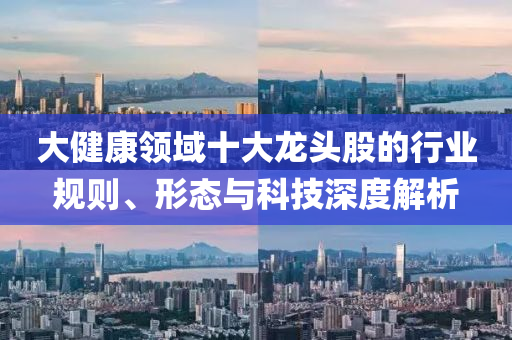 大健康領域十大龍頭股的行業規(guī)則、形態(tài)與科技深度解析